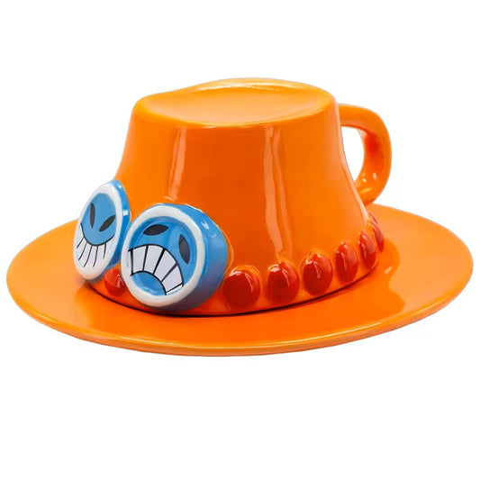 Taza sombrero de Ace One Piece