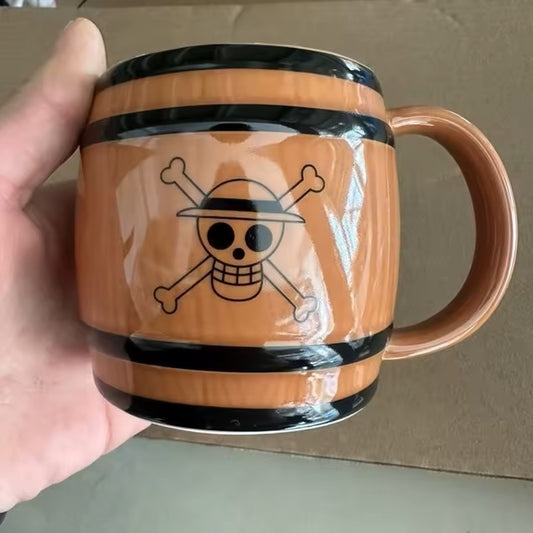 Taza barril Jolly Roger One Piece