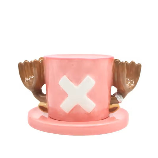 Taza sombrero de Chopper rosa One Piece