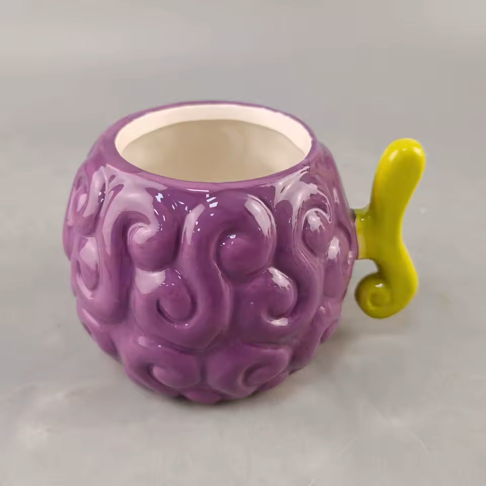Taza Fruta del Diablo morada One Piece