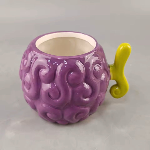 Taza Fruta del Diablo morada One Piece