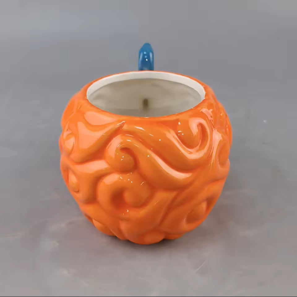 Taza Fruta del Diablo naranja One Piece